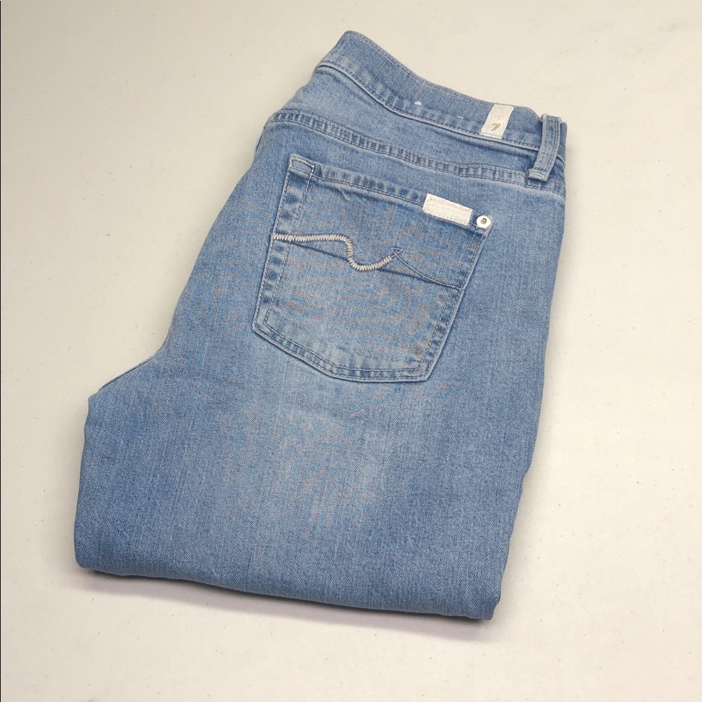 LIKE NEW 7 for ALL MANKIND JOSEFINA JEANS 28x27 ⭐️